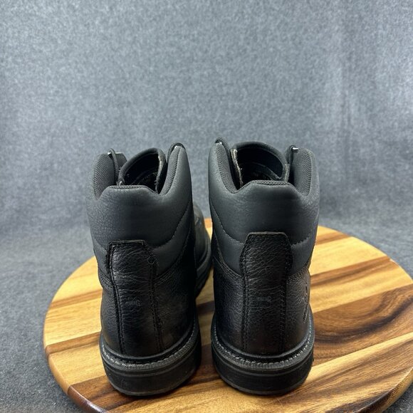 Red Wing Irish Setter Black Steel Toe Work Boots 6" Mens 13 D/M 83664 Kittson - Picture 7 of 10
